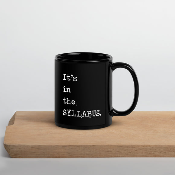 It's in the SYLLABUS Mug - black