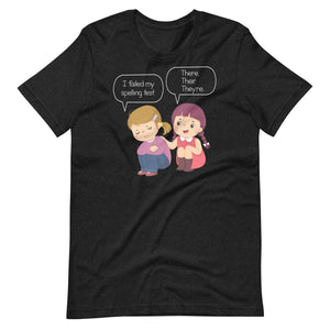 There, Their, They're - Unisex t-shirt