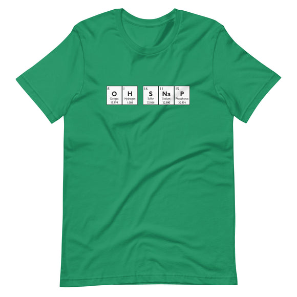 Oh Snap - Periodic Table Tiles Unisex t-shirt